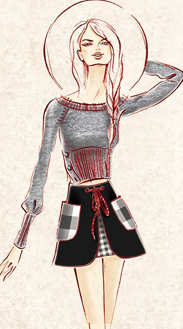 FIT本科服装设计专业作品集要求