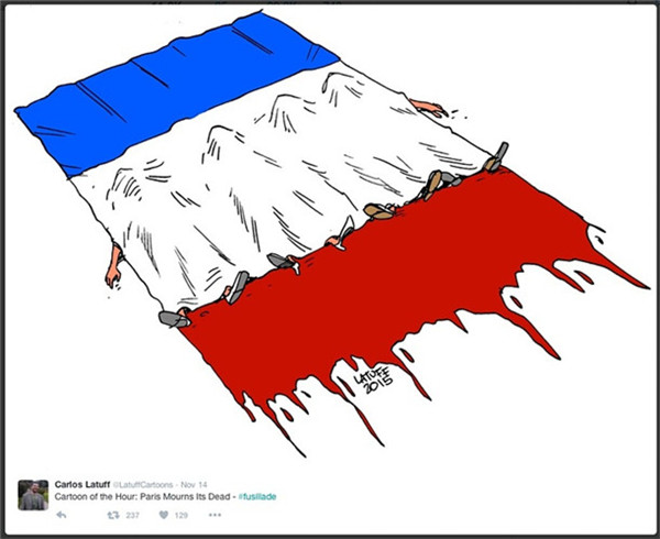 Pray For Paris：用漫画的力量发声