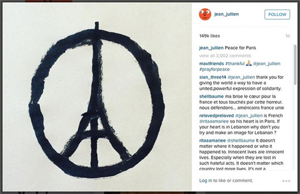 Pray For Paris：用漫画的力量发声