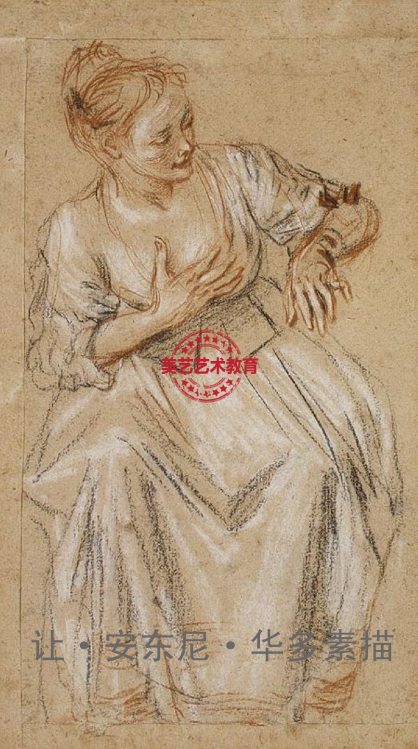 Jean—A ntoine Watteau洛可可风格绘画作品欣赏【油画