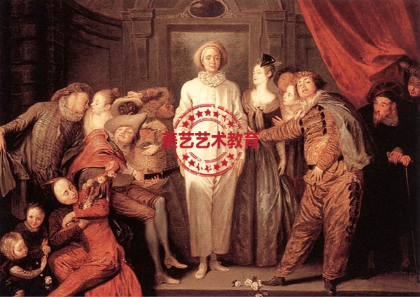 Jean—A ntoine Watteau洛可可风格绘画作品欣赏【油画