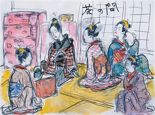“电影天皇”黑泽明手绘的电影分镜头